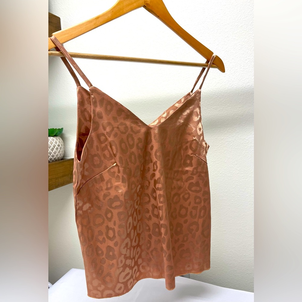 Women’s Brown leopard print Cami Top Size Small - Shein